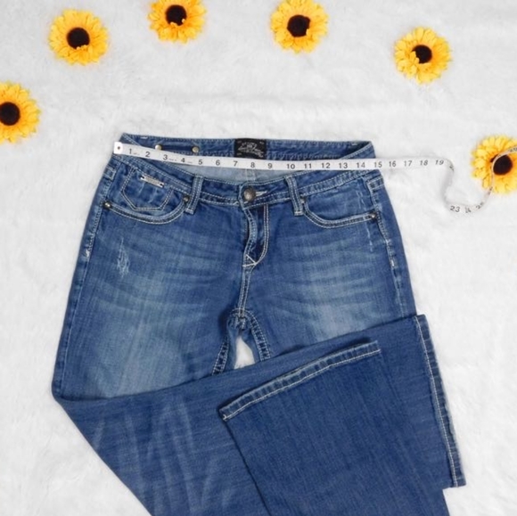 🌻 Rerock For Express Boot Cut Jeans (6S) - Picture 4 of 8